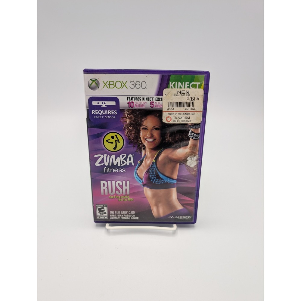 Zumba Fitness Rush Xbox 360 Kinect Game Complete with Manual